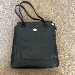 Banana Republic leather laptop Purse